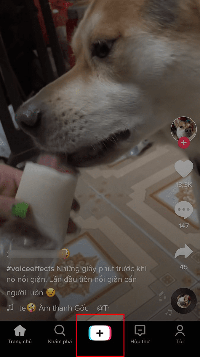 đăng video lên tiktok - bước 1