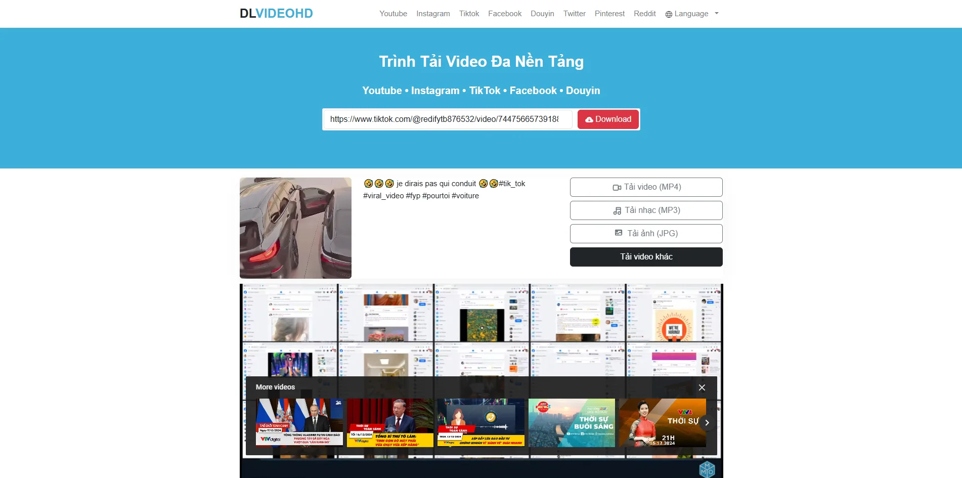 tải video