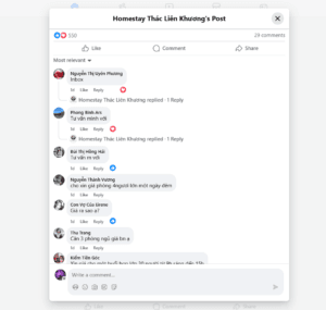 lấy uid comment bài viết facebook